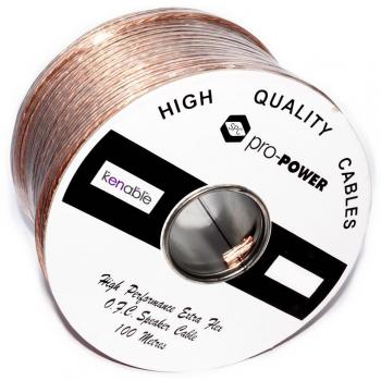 High Performance Extra Flexible OFC 105 Strand Speaker Cable Reel 100m