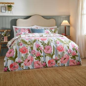 Wylder Unisex Poppy Trail Reversible Duvet Set – Super King, Multicolor