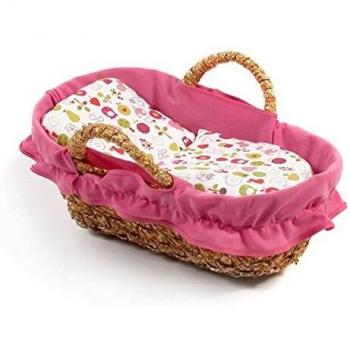 Bolsa de transporte para muñecas 45 cm rosa