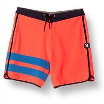 Hurley M Phantom Block Party 18' Maillot de Bain Homme Bright Crimson FR: XS