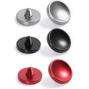 CADEN 3-Pack 11mm Concave Shutter Release Buttons for Nikon DF M2 F3 Canon F-1 AE-1 Minolta XD7 SR-7 Camera