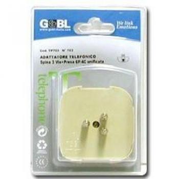 G&BL IT ph. jack 3p 6P/4C avorio M/F