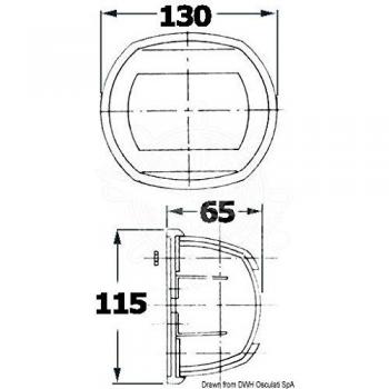 Oculato Maxi 20 Inox 24V Luci di Via