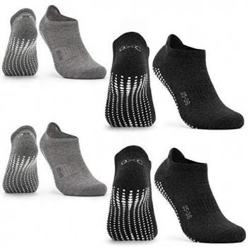 Occulto Chaussette ANTIDÉRAPANTE pour Femme et Homme (2-4 Paires)