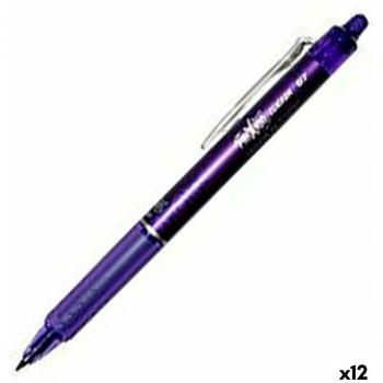 Penna cancellabile Pilot Frixion Clicker Viola 0,4 mm 12 unità