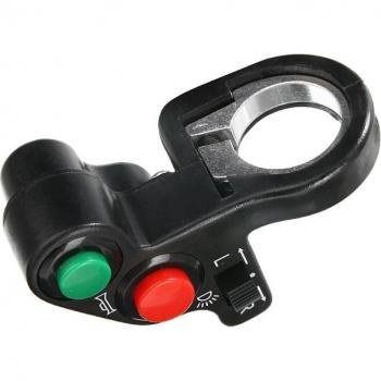 Motorcycle Start Stop Switch Tandem Speaker Dirtbike Horn Control L/R Signal