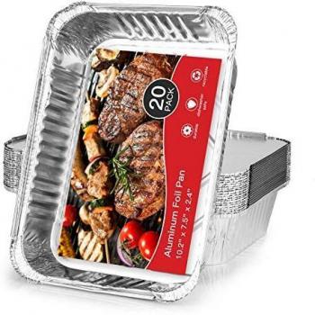 All‑Purpose Aluminum Food Containers – 20 Pack