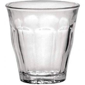 Picardie Glass Espresso Cups, Clear Finish, 90ml Size, Set of Six