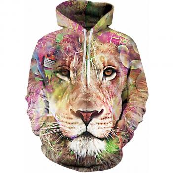 Alisister 3D Print Casual Hoodie – Langarm Sportpullover für Jung & Alt
