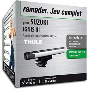 Pack Rameder Barres de Toit SlideBar Suzuki IGNIS III