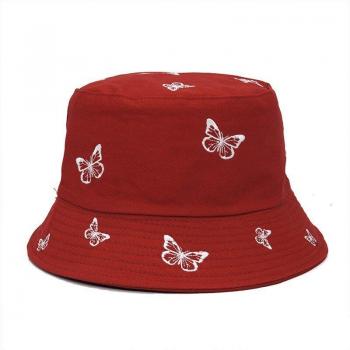 Gorro de Pesca Plegable con Diseño de Mariposa