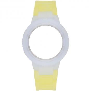 Correa de reloj Watx Colors 38mm, tono neon amarillo – Ref. COWA1541