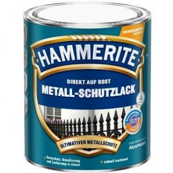 Hammerite 250ml Metall-Schutzlack matt hellgrau