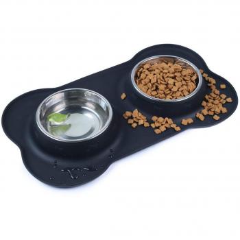 Zodae Katzennapf Set – 2 × 350 ml, rutschfestes Design