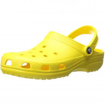 Crocs Classic Unisex Adults T-Bar Pumps, Yellow (Lemon), 4 UK Men/5 UK Women
