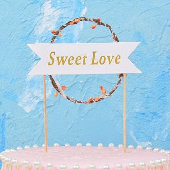Illuminated Daisy Garland Cake Topper for Parties