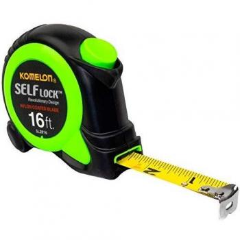 Komelon 16‑ft Quick‑Release Tape Measure