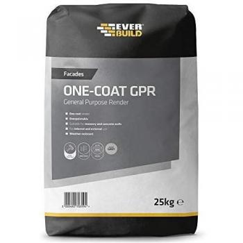 Everbuild General Purpose Render, Grey, 25 kg