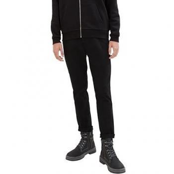 TOM TAILOR Denim Chinohose, (mit Gürtel), leicht vorgewaschen