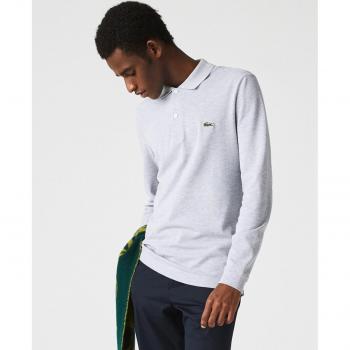 Lacoste XL Gray Long Sleeve Polo Shirt for Men