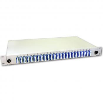 Lightwin 96-Faser Spleißbox, 24x QLC Singlemode, 9/125µm OS2 G657.A1 Pigtail