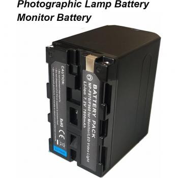 7800mAh NP-F970 NPF-960 LED Photography Light Battery