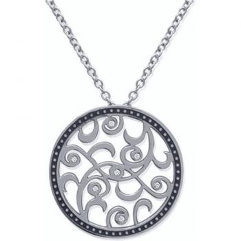 Collier Sissi in Acciaio Argenteo – Les Trésors De Lily M1112
