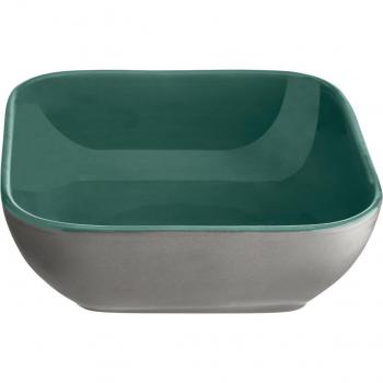 Vega Nessa ciotola quadrata 600ml grigio/turchese