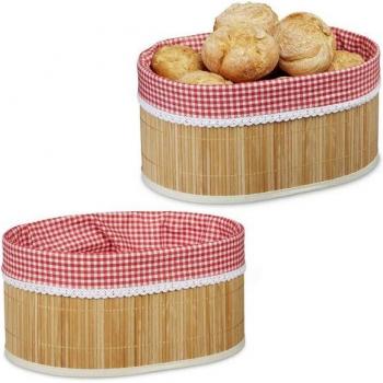 Corbeille en bambou pour pains et viennoiseries