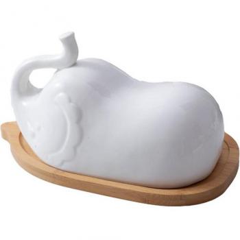Ceramic Elephant Butter Keeper