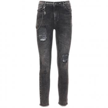 Verri Jeans 31 in Cotone Nero