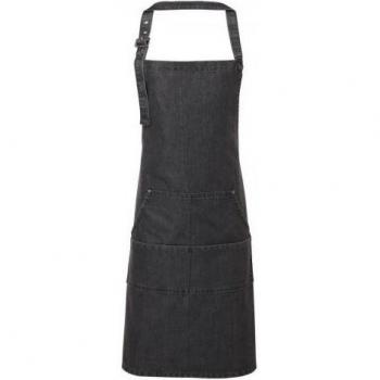 Delantal Premium Unisex Sarga Negra