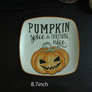 JINSERTA Pumpkin Snack Plate