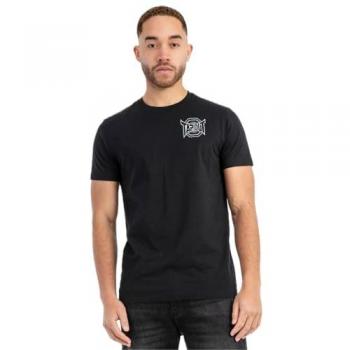 Tapout Herren PUNKASS T-Shirt, Schwarz/Grau, 2XL