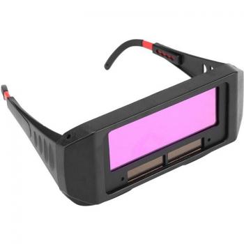 Máscara protectora de soldadura con gafas integradas