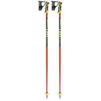 Ski Bâton Leki Racing SL 110 cm – Rouge-Noir-Jaune