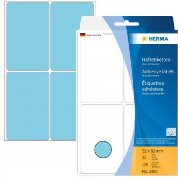 Herma 2493 Etichetta 52x82mm Blu