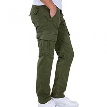 Herren-Cargohose Alpha Industries „Agent“ – dunkeloliv, 38 (XXL)
