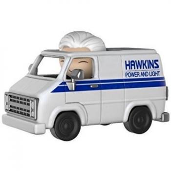 Funko Dorbz Ridez Stranger Things – Hawkins Van mit Hazmat‑Suit, Bösewicht‑Figur 24 cm