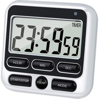 Magnetic Timer for Cooking with Adjustable Sound and Memory