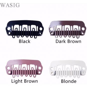 50pcs 24mm U Shaped Snap Clips for Hair Wigs