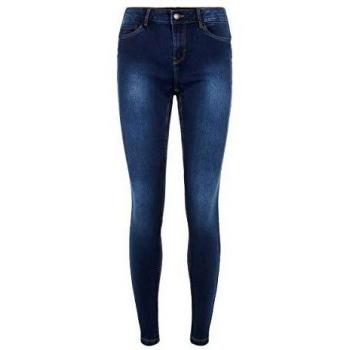 Vero Moda Jean Skinny Femme Vmseven Mr S Shape Up J Vi342 Noos, Bleu