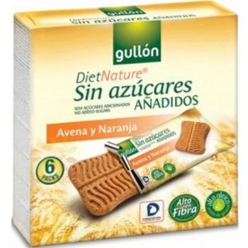 Barrinha Gullón Zero Aveia e Laranja 144g