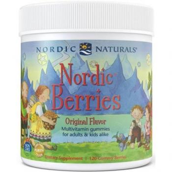 Cerise-Baie Nordic Gummies 120 pcs – Multivitamines Kids 3 ans et plus