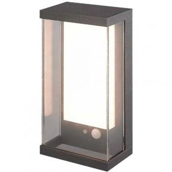 V-TAC Gartenleuchte 23033 VT-1193 Solar-Außenwandleuchte mit Bewegungsmelder LED