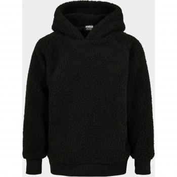 Urban Classics Boys Kapuzensweatshirt Sherpa, schwarz