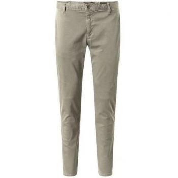 Alberto Herren Baumwollhose Grau