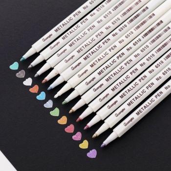 10/15/20/30 Farben Metallic Marker für kreative DIY-Karten und Malerei