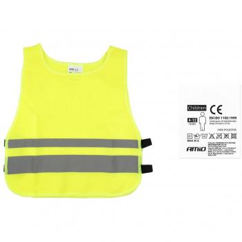 Chaleco de seguridad infantil amarillo reflectante SVK-03