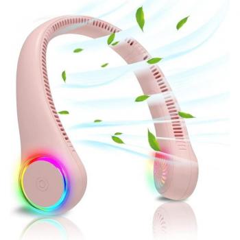CYSLMUK Pocket Neck Fan – 4000 mAh Battery, Silent Bladeless Cooling